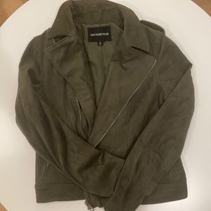 Soft suede Moto jacket NWOT